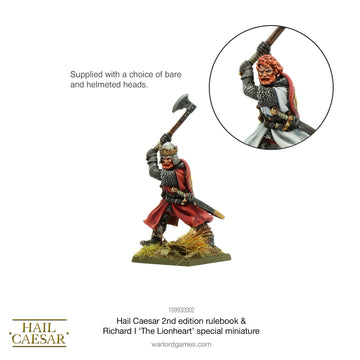 Hail Caesar rulebook (2nd edition) & Richard I, The Lionheart Special Figure